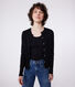 Women's plain cotton cardigan