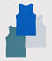 Children's plain cotton tank tops variante 1