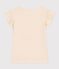 Girls' Slub Jersey T-shirt AVALANCHE Ecru