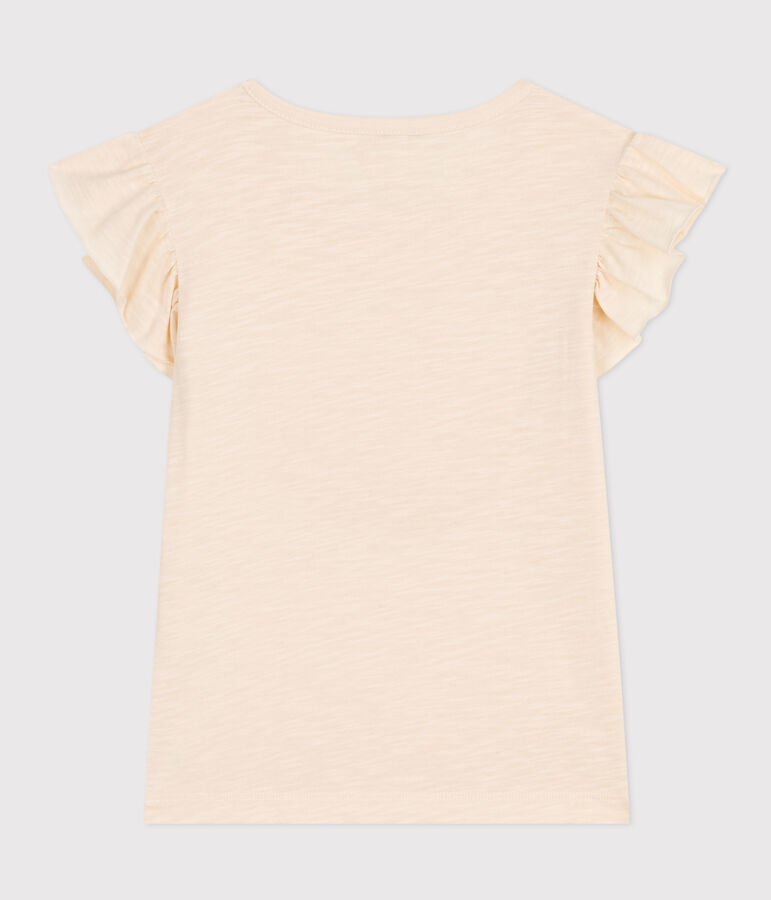 Girls' Slub Jersey T-shirt Ecru