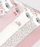Pack of long-sleeved bodies for babies in cotton printed with flowers multicolor