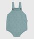 Babies' rompers knitted in a pretty pattern and with straps