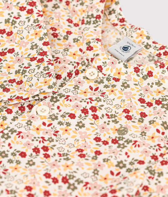 Babies' Patterned Poplin Shirt AVALANCHE white/MULTICO