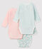Newborn Babies' Long-Sleeved Bodysuit - 3-Piece Set variante 2