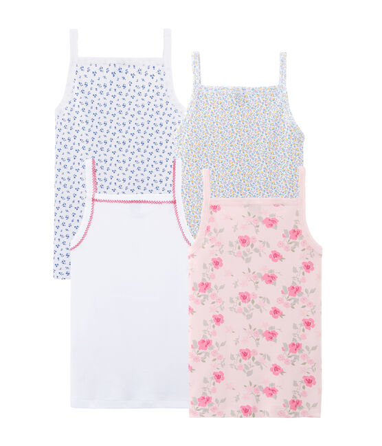 Surprise pack of 4 tops with straps for girls variante 1