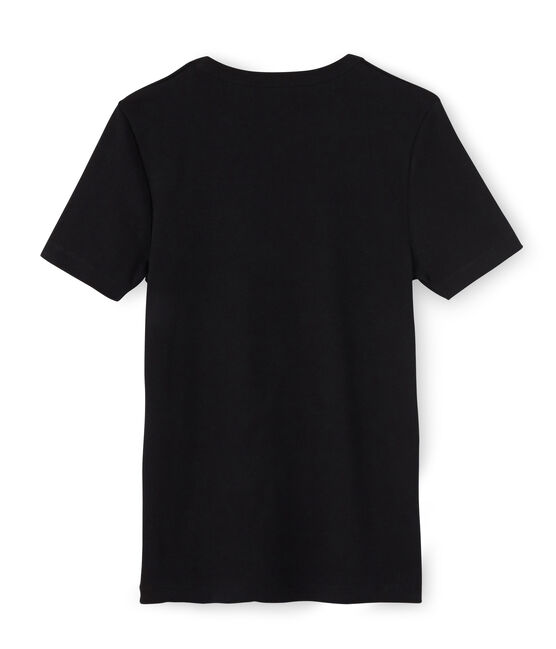 Men's short-sleeved crew neck t-shirt NOIR black