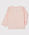 Babies' Organic Cotton 2x2 Rib Knit Cardigan FLEUR pink