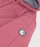 Babies' plain polyester snowsuit pink