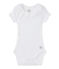 Newborn baby girls' bodysuit ECUME white