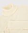 Women's Wool/Cotton Blend Polo Neck MARSHMALLOW white
