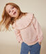 Girls' tube knit sweatshirt