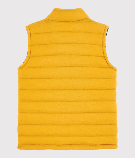 Baby boy's sleeveless jacket BOUDOR yellow