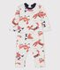 Babies' Fleece Animal Print Playsuit