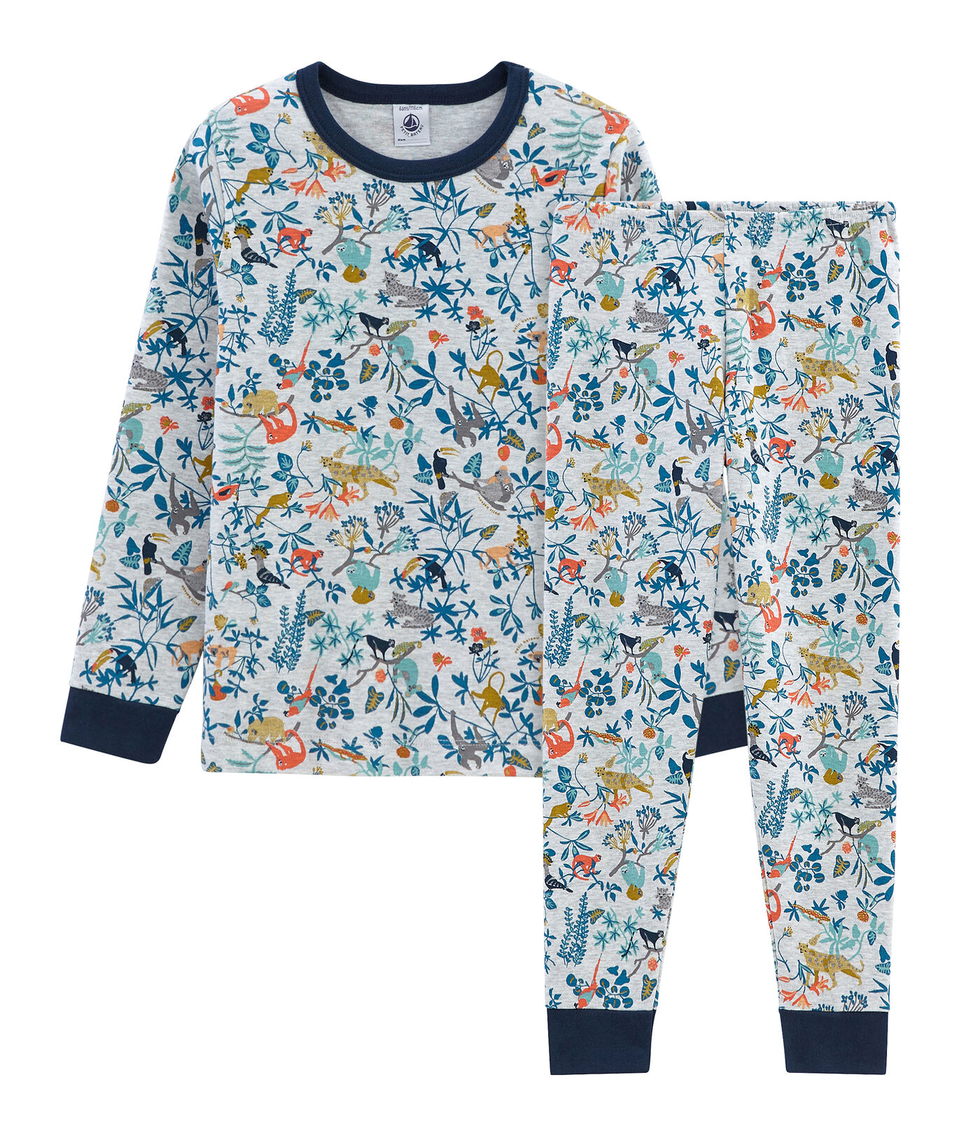 Boys' Pyjamas POUSSIERE/MULTICO Petit Bateau