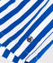 Boys' Striped Swim Shorts MARSHMALLOW white/SURF blue