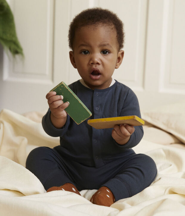 Babies' Padded Cotton Clothing - 2-Piece Set SMOKING