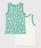 Children's printed cotton tank tops - 2-pack variante 1