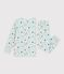 Children's star print velour pyjamas. blue/multicolor