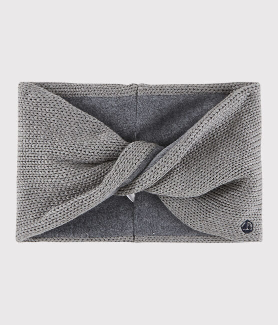 Unisex Cabled Snood SUBWAY CHINE grey