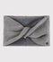 Unisex Cabled Snood SUBWAY CHINE grey