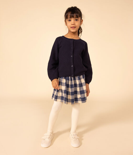 Girls' cotton flannel skater skirt INCOGNITO /AVALANCHE