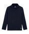 Child's polo neck dotted T-shirt SMOKING blue/DORE yellow