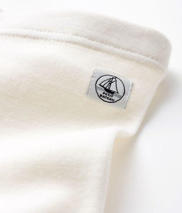 Wool and cotton babies' underwear white