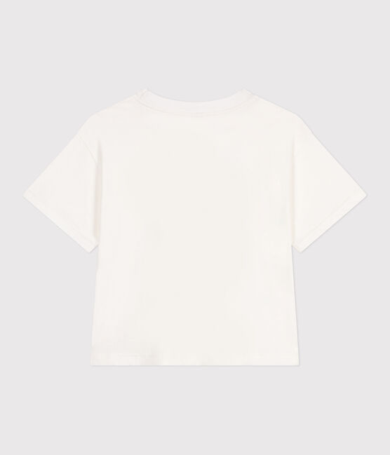 Women's Boxy cotton T-Shirt MARSHMALLOW white