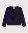 Girls' Cotton Cardigan SMOKING blue