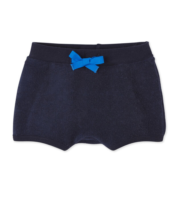 Short b&eacute;b&eacute; gar&ccedil;on en bouclette &eacute;ponge blue