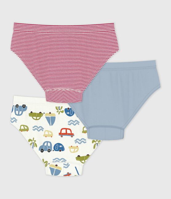 Pack of children's car print cotton briefs variante 1