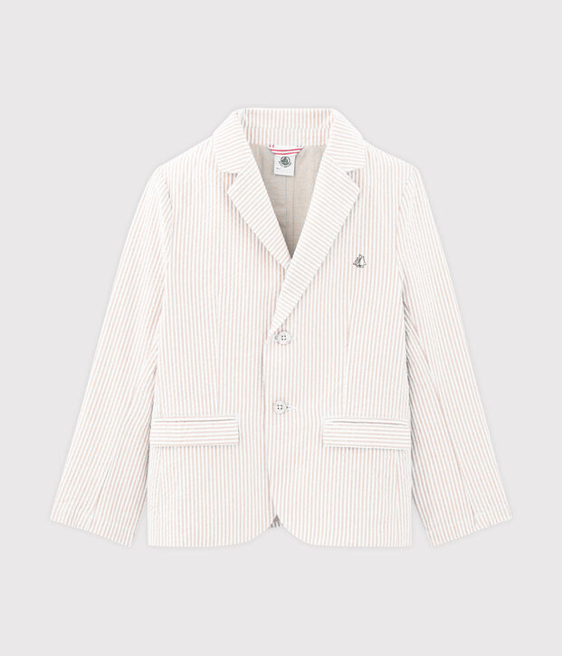 Boys' Jacket beige/white