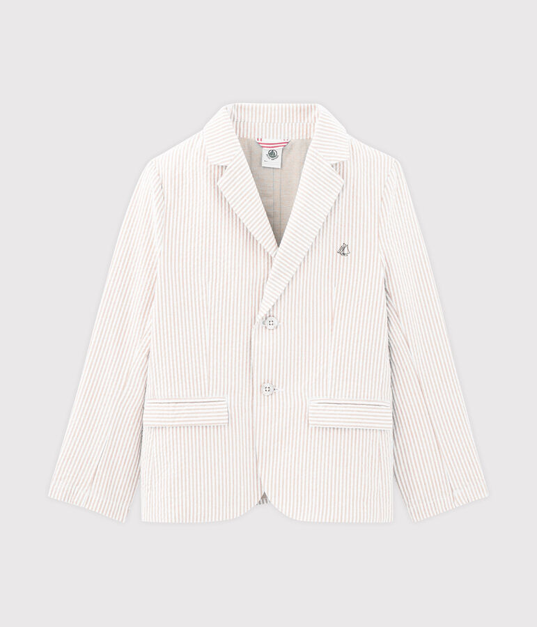 Boys' Jacket beige/white