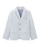 Boys' Jacket FONTAINE blue/MARSHMALLOW white