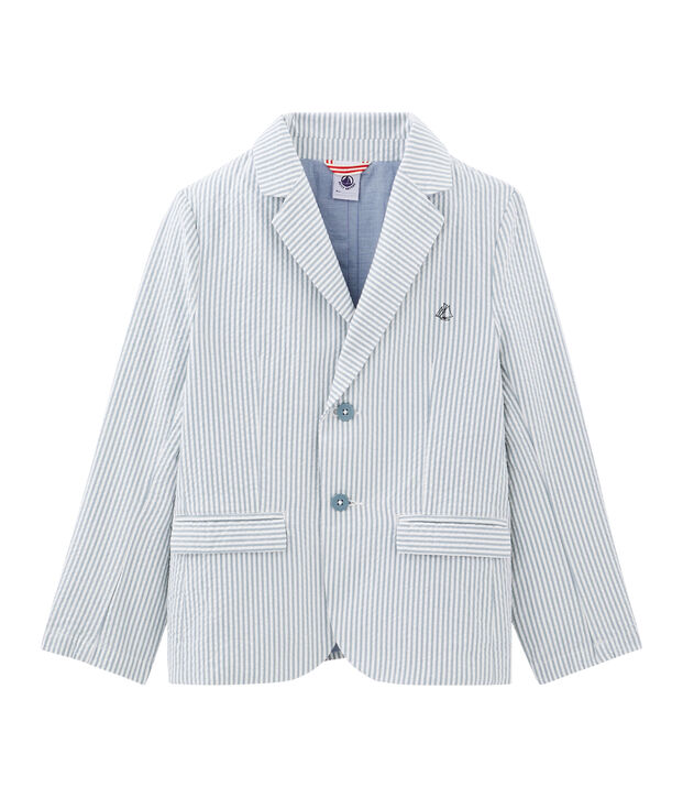 Boys' Jacket blue/white