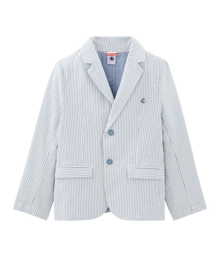 Boys' Jacket blue/white