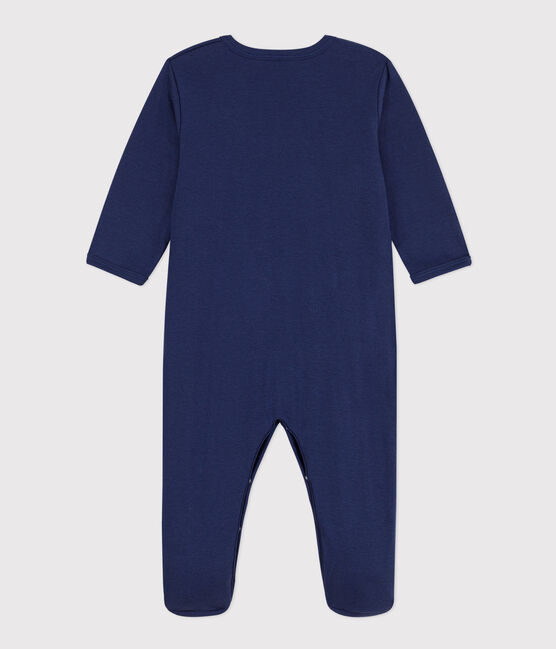 Blue Cotton Sleepsuit CHALOUPE blue