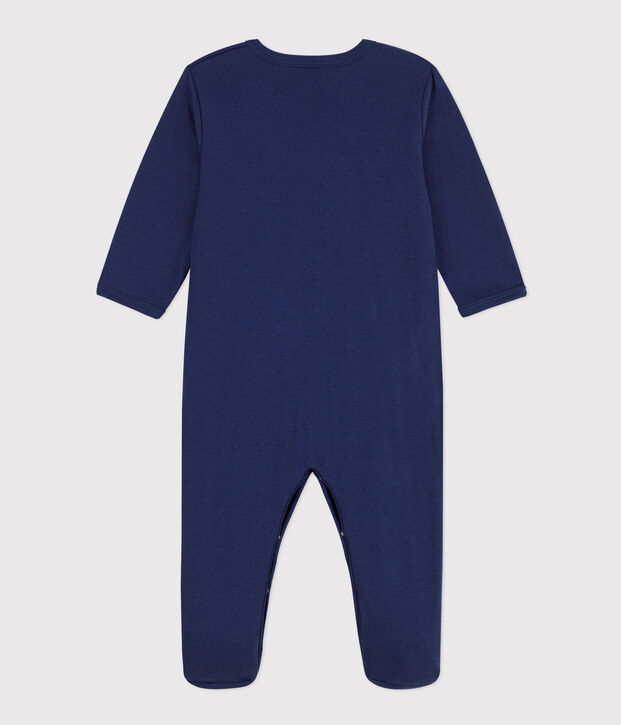 Blue Cotton Sleepsuit blue