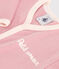 Babies' plain cotton pyjamas CHARME pink