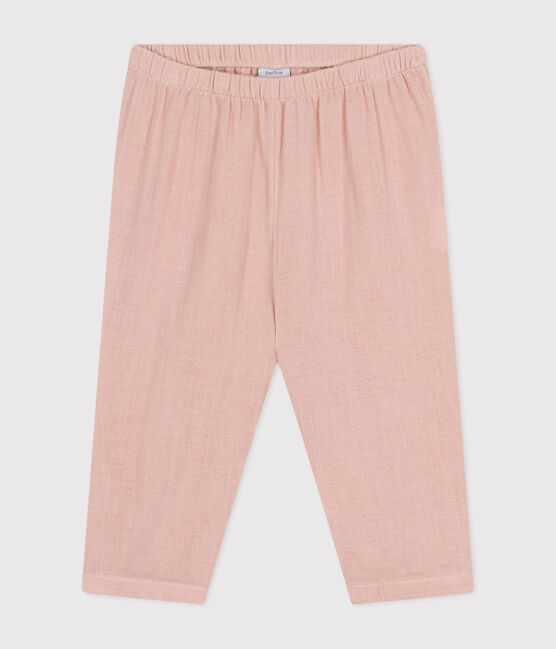 Babies' Cotton Gauze Trousers SALINE pink