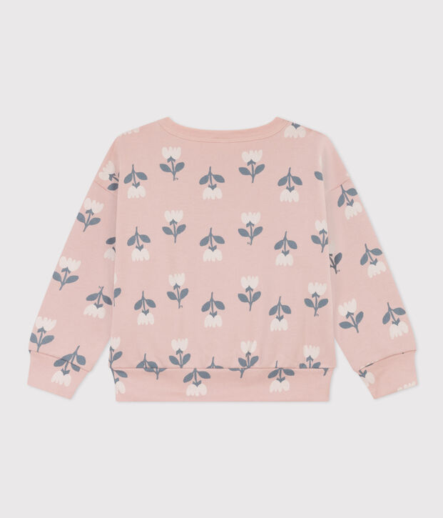 Girls' Fleece Sweatshirt pink/multicolor