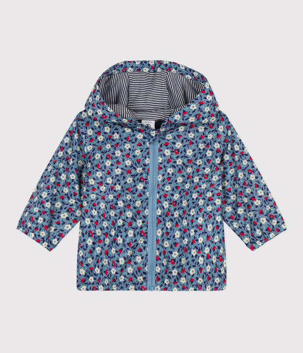 Babies' Recycled Polyester Windbreaker blue/multicolor