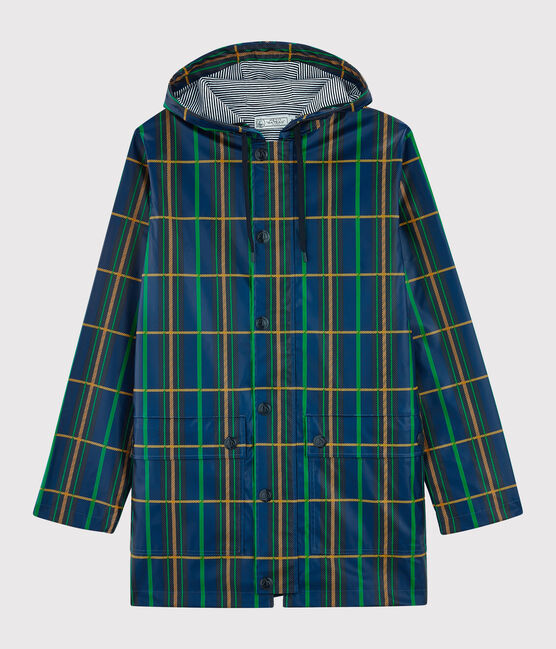 Unisex Raincoat LIMOGES blue/MULTICO white