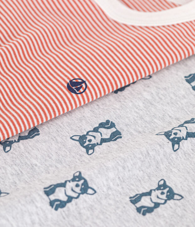 Children's cotton pyjamas - 2-pack multicolor