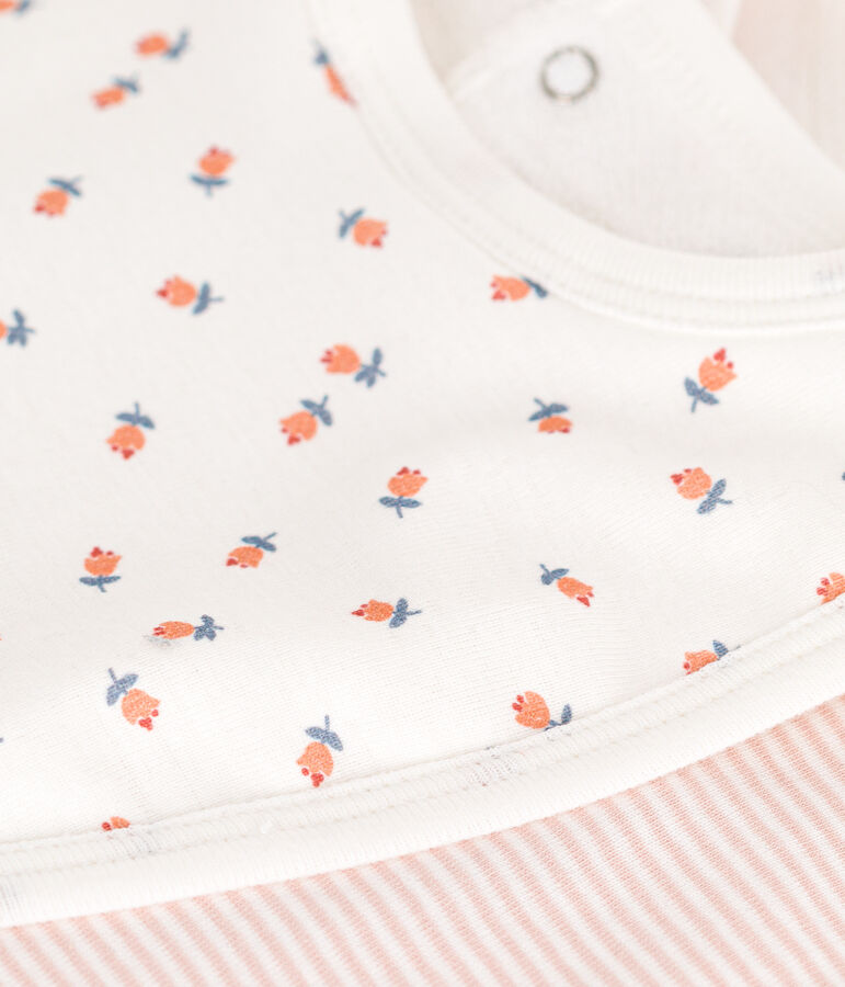 COTTON BABY BIBS - 2-PACK multicolor