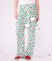 Women's fir tree print cotton pyjamas white/multicolor