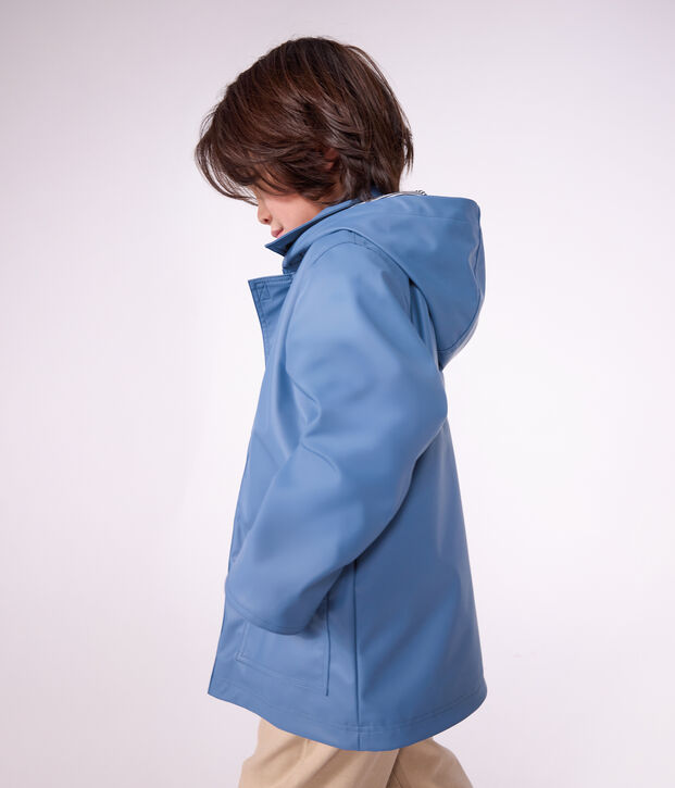 Children's plain iconic raincoat blue
