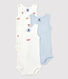 Sleeveless Cotton Bodysuits - 3-Pack