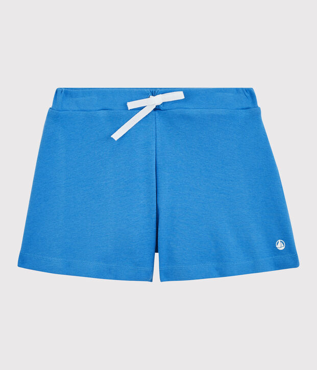 Girl's Cotton Shorts blue