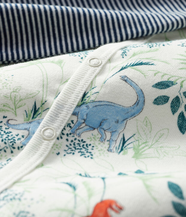 Baby Boys' Ribbed Playsuit - 2-Piece Set multicolor